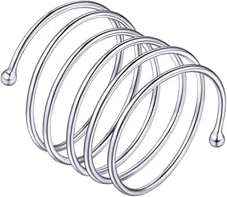 PROSILVER 925 Sterling Silver Adjustable Open Ring for Women, Solid Sterling Silver Stackable Ring, knuckle Finger Ring, Pinky Ring, Come with Box