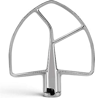 Primeswift 7&8 Quart W10376294 NSF Certified Stainless Steel Flat Mixer Beater