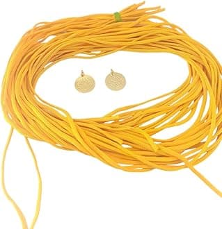 Lakshmi (Big) MangalSutra Size-Big Thalli Bottu + Cotton Yellow Thread-Pack of 2