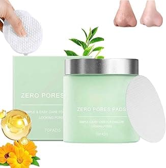 Quia-Zero Pore Pads, Deep Cleansing & Pore Minimizing, Quia Korean Beauty Pore Pads, Dual-Textured Exfoliating Facial Pad to Smooths Skin Texture & Brightens Skin, Visible Results in Just 1 Week (1)