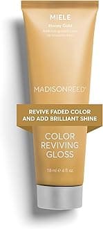 Color Reviving Gloss, Miele - Honey, Semi-Permanent Hair Dye, Enhances Hair Color & Corrects Tone, Adds Brilliant Shine, Keratin & Argan Oil, 4 Fl Oz (118 mL)