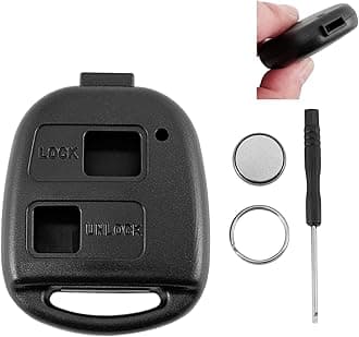 For Toyota Hiace Key Fob For Toyota Prado Corolla Echo Tarago Alphard MR2 Previa RAV4 Yaris Passo BB Pixis Epoch Pixis Space Pixis Truck Rush Celica 2 Buttons Car Key Fob Case Shell Battery CR2016