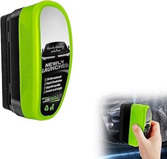 Car Window Cleaner, Automotive Oil Film Cleaning Brush, 150ML Car Window Glass Windscreen Cleaner, clear vision cleaner, Windscreen Cleaner for Windshield Remove Stain for Easily Improve Clarity (1)