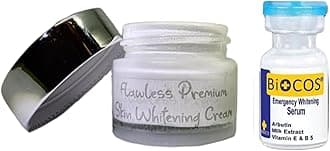Biocos Formula Brightening Serum & Flawless Beauty Brightening cream 15g (COMBO)