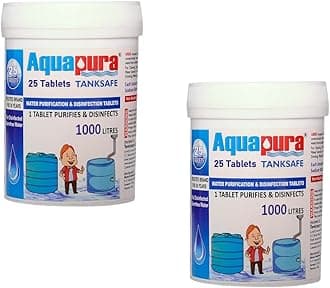 Aquapura Chlorine Tank Safe WaterPurifies and Disinfects EachTablet for 1000 ...