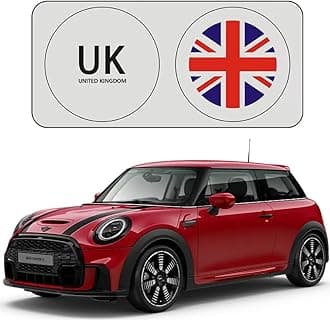 Windshield Sun Shade for 2007-2026 Mini Cooper Countryman, Fits R55 R56 R57 R58 R59 R60 R61 F54 F55 F56 F60, 240T Reflective Sun Visor Protector, Blocks UV Rays & Sun Heat