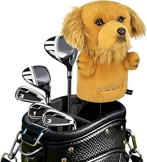 Scott Edward Golf Club Cover Fit Well for Driver or Fairway Wood Golf Club, Funny Cute Animal Design Soft Functional Golf Headcover Stylish Protection for Your Clubs for Men and Women