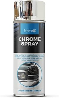 SP-014 Metallic Chrome Glossy Spray Paint 400ml – Chemical Resistant - Great Adhesion