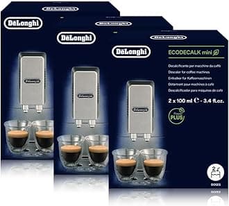 De'Longhi Eco Decalk Natural Coffee Machine Descaler (Pack of 6 x 100ml)