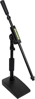 Shure by Gator Low Profile Mic Stand with Single-Section Boom