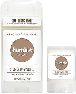 BRANDS Aluminum-Free Deodorant, Vegan Cruelty- free, Formulated for Sensitive Skin, Sensitive Unscented Deodorant Full & Travel Pack
