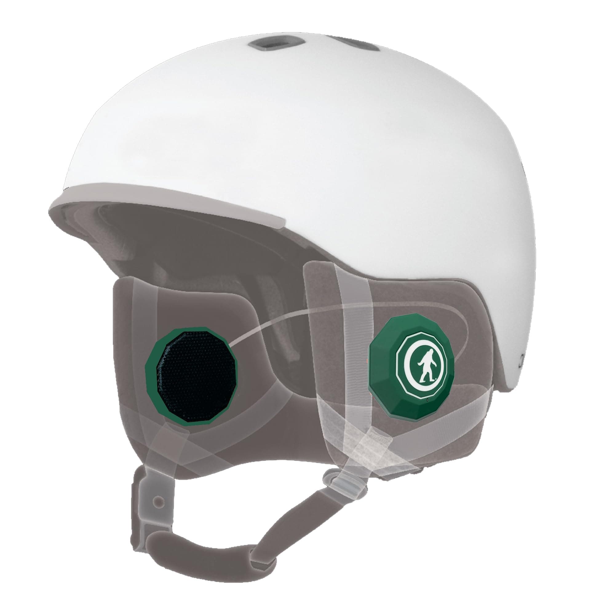 – Outdoor Tech - Chips 3.0 Bluetooth Helmet Speakers - True Wireless Helmet Bluetooth Headphones for Skiing - Snowboarding - Mountain Biking - and Climbing - Green