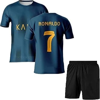 Sports Soccer Home kit Boys Football Jersey with Shorts