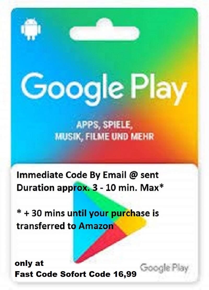 Google Play Credit 15 €