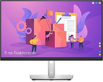 Dell P2422H 24 Inch Full HD (1920 x 1080) Monitor, 60Hz, IPS, 5ms, 99% sRGB, DisplayPort, HDMI, VGA, 5x USB, Black