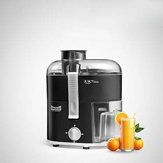 SUMMERCOOL Juicy Max 500 Watt Juicer Mixer Black | Long Lasting Shock Proof ABS Body | Heavy Duty Motor | Nano-Grinding Technology | 304 Grade Stainless Steel Blade | 1 Year Warranty