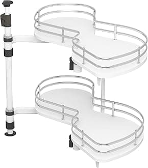 VADANIA Right Swing Pull Out Organizer for 32" Blind Corner Kitchen Cabinet, 2 Tiers Swing Tray, Soft Close, Right Handed Open