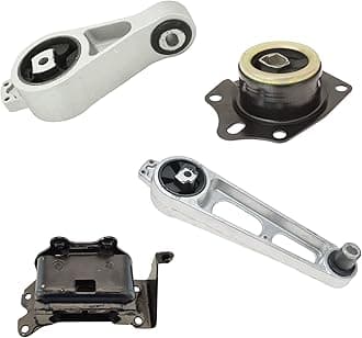 TRQ Engine Motor & Transmission Mount Kit Set of 4 Compatible with 01-09 Chrysler PT Cruiser