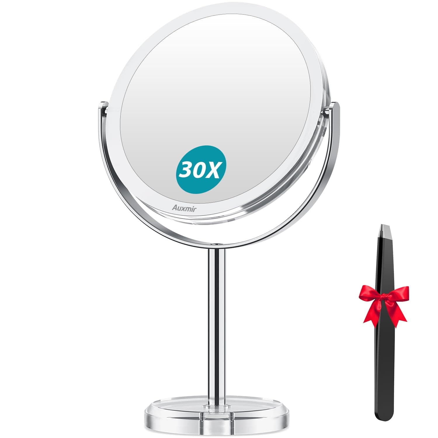 Auxmir 1X/30X Magnifying Makeup Mirror Tabletop
