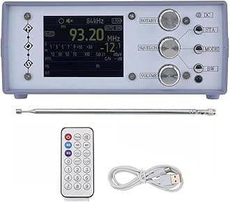 Portable Radio AM FM LW SW Full-Band Radio with 2 Speaker for Kitchen Desk Bedroom