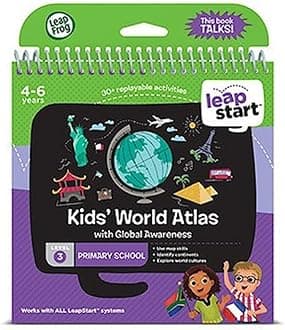 LeapStart Kids Atlas with Global Awareness Book