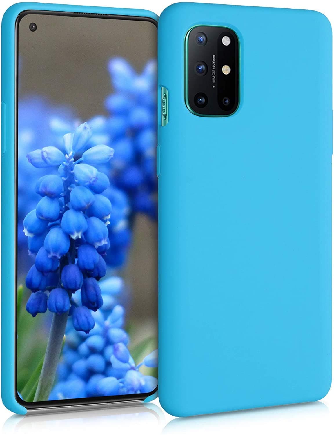 REALCASE OnePus 8T Case, Liquid Silicone Case Back Cover for OnePlus 8T (Ice Blue)