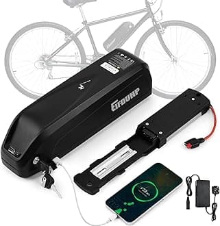 48V Ebike Battery 13AH, Electric Bike Battery Pack Lithium-ion with Charger Baseplate for 1000W 750W 500W 350W 250W 200W Bicycle Motor