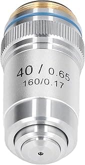 Achromatic Microscope Objective 40X Magnification Lens Biological Microscope Lens Replacement 20.2mm Interface Standard RMS