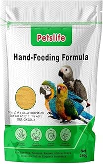 PETSLIFE Hand Feeding Formula for Baby Birds, 250g
