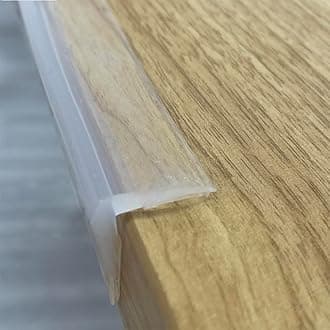 AngloriaEdge Protector 100% Silicone, Baby Proofing Corners Clear Guards, Pre-Tape Adhesive Soft for Kids Safety, Child Table Cabinets Furniture Bumper (4/5x4/5 in, 3 FT)
