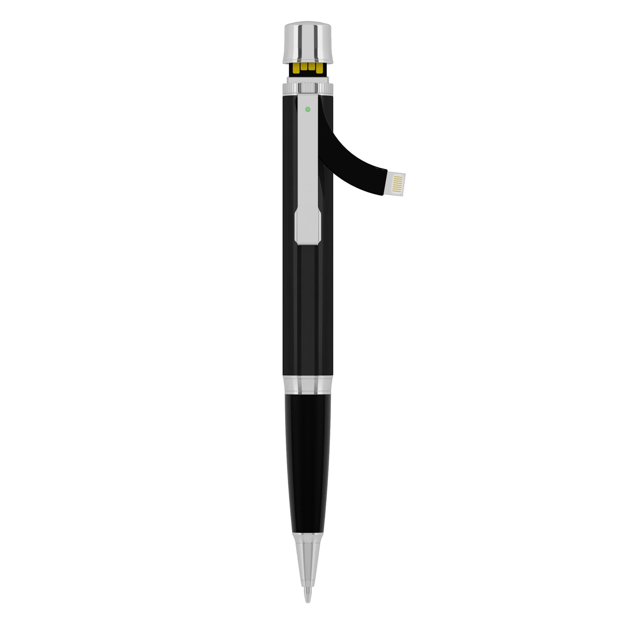 Beyond Ink- 5 in one Multifunctional Luxury Smart Pen, Android Charger, 16GB Flash Drive & Stylus Tip (Android Black)