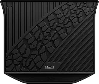 LASFIT Cargo Mat for Jeep Grand Cherokee 2011-2020 2021 5 Seats, All Weather TPE Custom Fit Rear Trunk Mat Trunk Liner Cargo Liner, Black