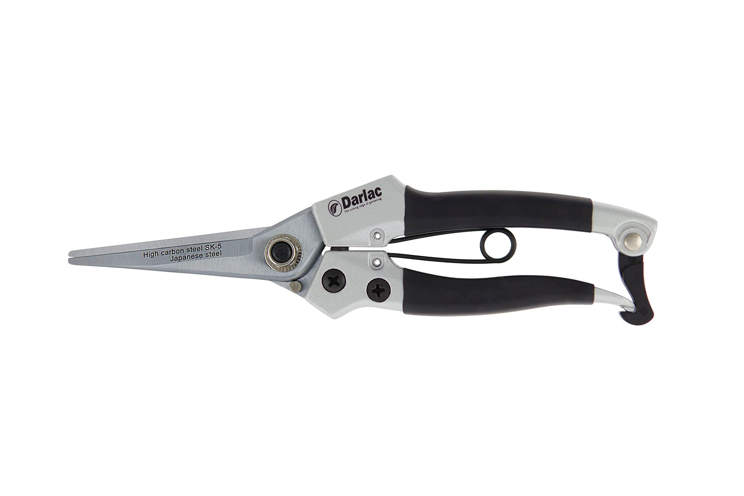 – Darlac Compact Snips – Award Winning, Razor Sharp Garden Snips Ideal for Delicate & Light Pruning & Topiary Work – Lightweight – Precision Tensioned – SK5 High Carbon Steel Blade