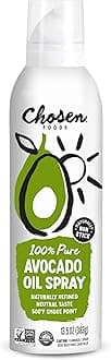 Chosen Foods Avocado Oil Spray, 13.5 Oz - All Purpose Cooking Spray made with 100% pure avocados - Non-GMO, Gluten-Free, Keto Friendly - (Pack Of 1)