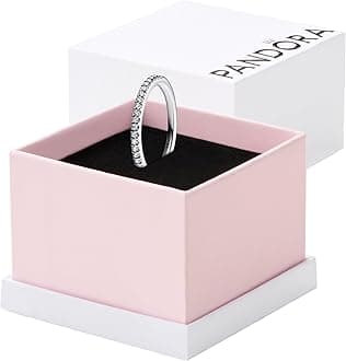 Pandora Timeless Sterling silver eternity ring with clear cubic zirconia