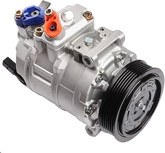 cciyu Air Conditioning Compressor for Volkswagen Beetle GTI CC Passat Eos Tiguan 1.4L 1.8L 1.9L 2.0L 2.5L 3.6L 2006-2018 Replaces AC Compressor for Car