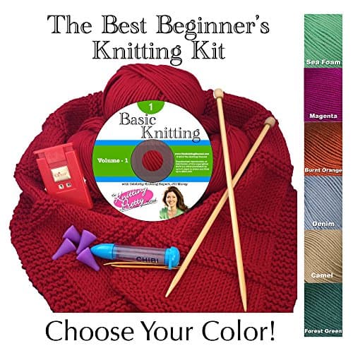 The Best Beginner's Knitting Kit (Camel)