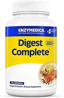 Enzymedica, Digest Complete, Digestive Enzymes, 30 Vegan Capsules, High-dose, Vegetarian, Soy-Free, Gluten-Free, Non-GMO
