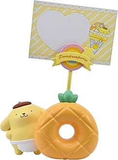 Hello Kitty and Friends Yume Sanrio Pompompurin Party Time Memo Stand – Adorable Doughnut-Themed Memo Holder | Sanrio Gifts & Cute Desk Accessories