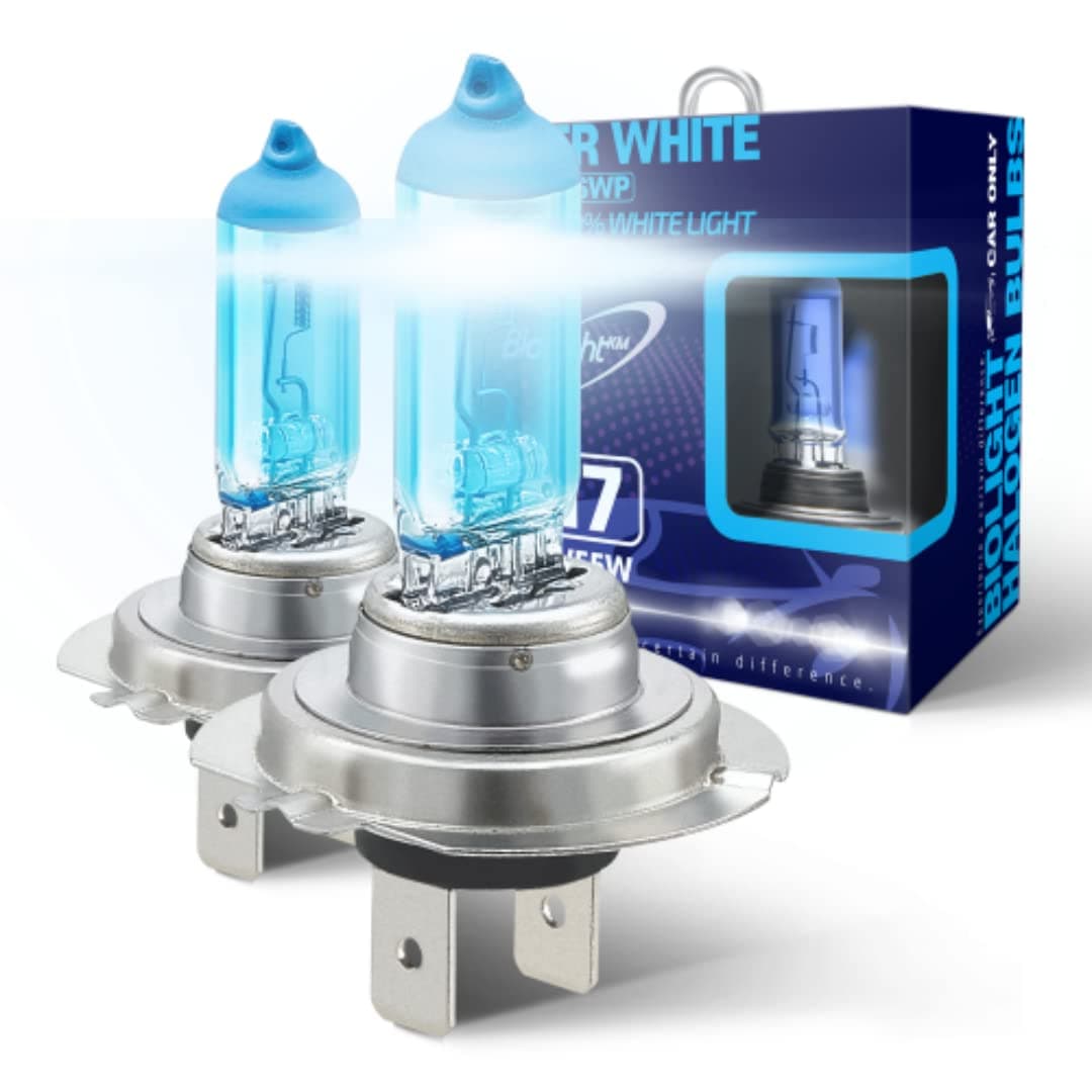 H7 Super White Plus 6000K Brighter Light Replacement Headlight Bulb, 2 pack