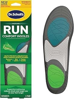 Dr. Scholls Running One Pair Insoles for Women, Size 5.5-9