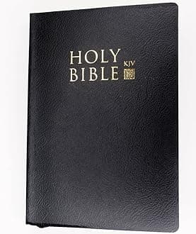 Holy Bible Old & New Testament KJV Black Leatherette 5 x 7