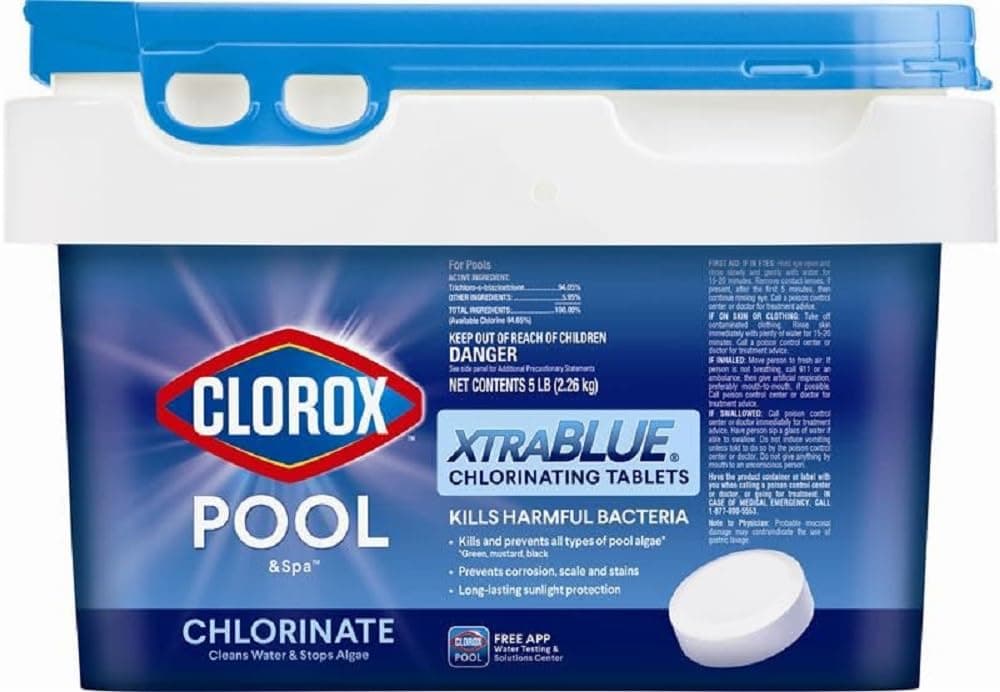 XtraBlue 3” Chlorinating Tablets, Kills Bacteria & Stops Algae