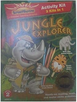 Jungle Explorer: 3 in 1 Activity Kit (Summer Vacation, Grade 2)