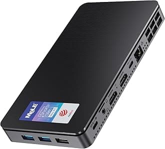 MeLE Reddot Winner Mini PC Overclock4C N100(up to 3.4GHz) Alder-Lake 12th Gen 32GB RAM, 512GB Storage, Mini Desktop Computer, Triple Screen Display, Full Function USB-C on Office Education Home