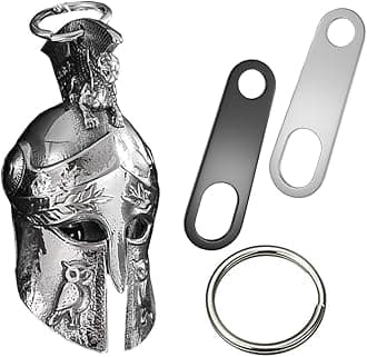 Guardian Angel Motorcycle Bell Good Luck Keychain & Drive Safe Pendant Accessories for Men Women Riding Safety