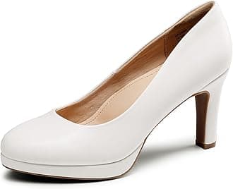 DREAM PAIRSWomen's Close Toe Low Heels Platform Pump Comfortable Office Work Dress Shoes for Women SDPU2365W