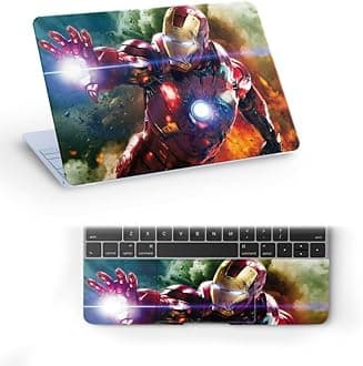 Iron Man D2 Vinyl Laptop Skin/Sticker/Cover/Decal Compatible for Any 14 Inches Laptop (Hp/Dell/Sony/Acer/Lenovo/Asus. Etc) Or Notebook.