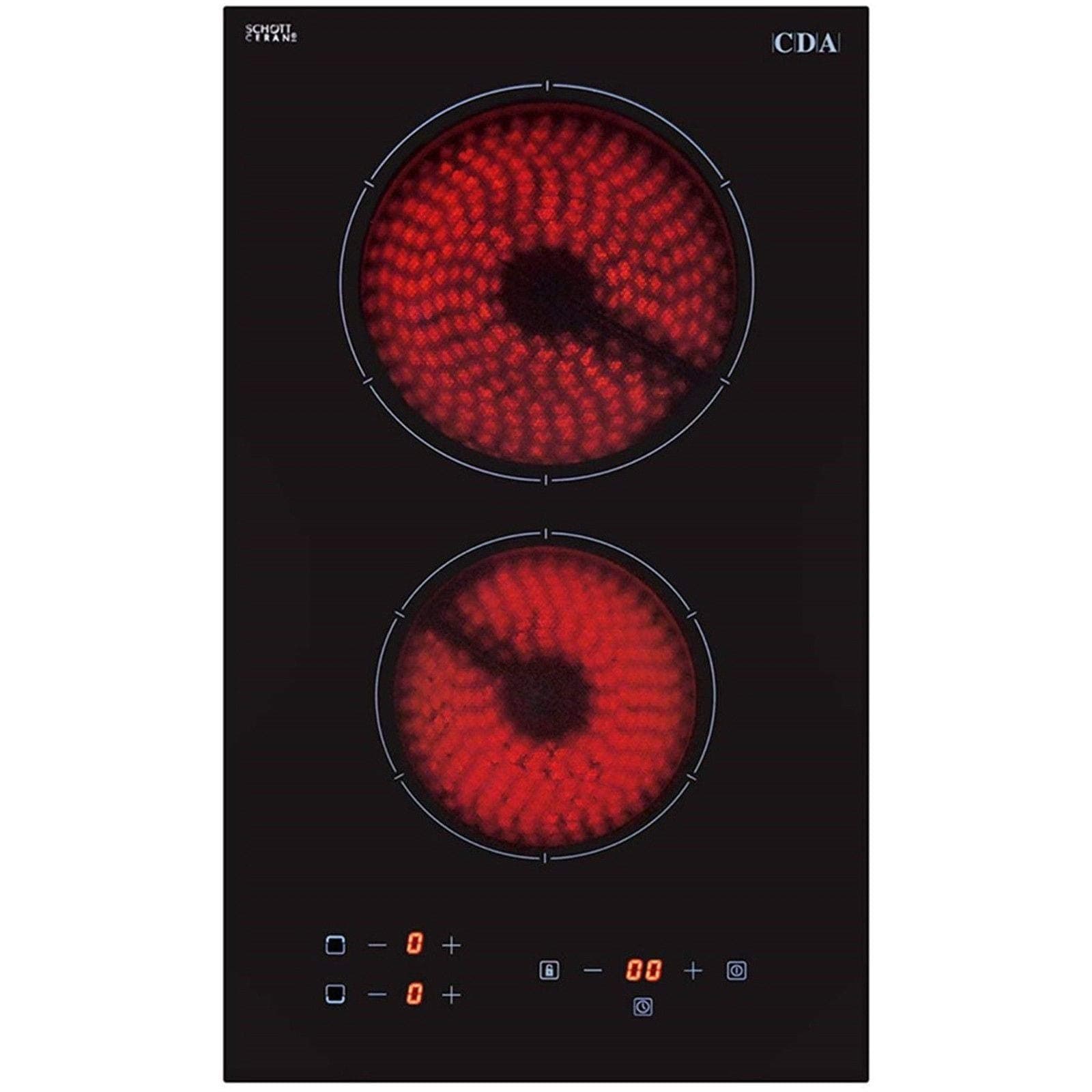 30cm 2 Zone Domino Ceramic Hob
