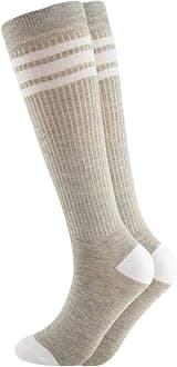 Knee High Tube Socks Comfortable and Breathable with Triple Stripes for Boys